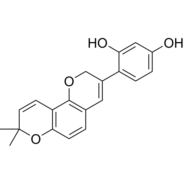 3,4-Didehydroglabridin Chemical Structure