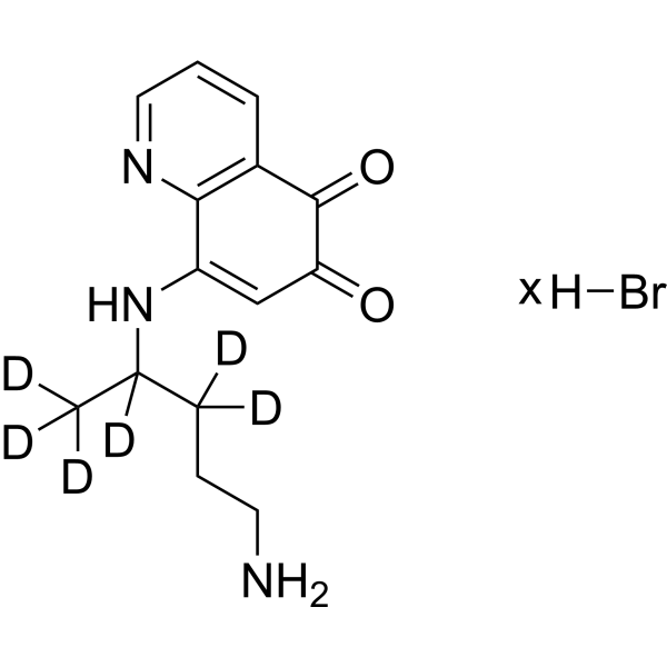 5,6-Orthoquinone Primaquine-d<sub>6</sub> hydrobromide Chemical Structure