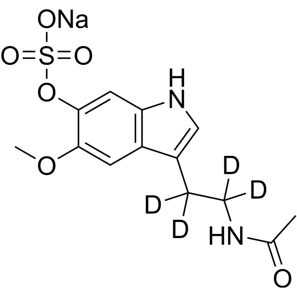 <em>6-Sulfatoxy</em> <em>Melatonin-d4</em> sodium