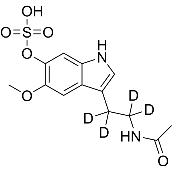<em>6</em>-Sulfatoxy <em>Melatonin-d</em><em>4</em>