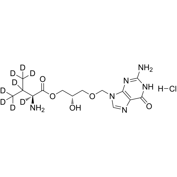 (<em>S</em>,<em>S</em>)-Iso Valganciclovir-d8 hydrochloride