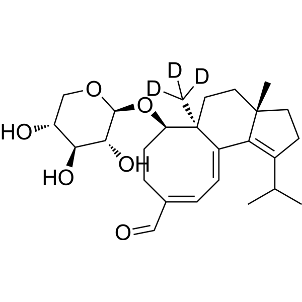 (-)-Erinacin A-d<sub>3</sub> Chemical Structure