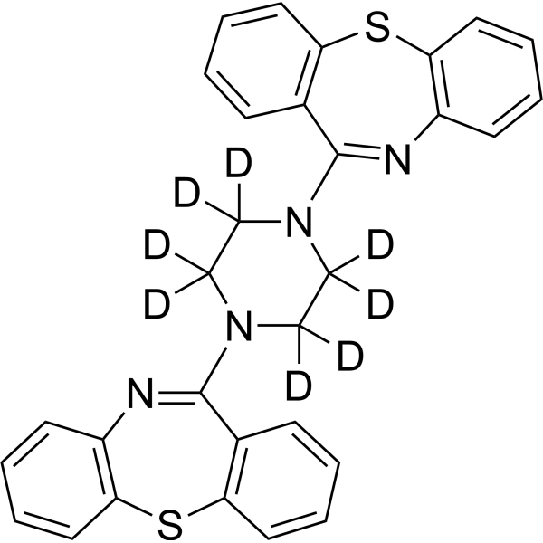 Quetiapine dimer impurity-d<sub>8</sub> Chemical Structure