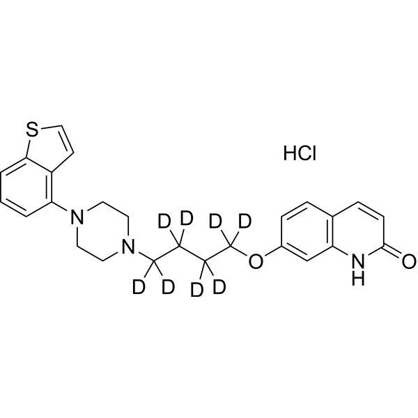<em>Brexpiprazole</em>-d8 hydrochloride