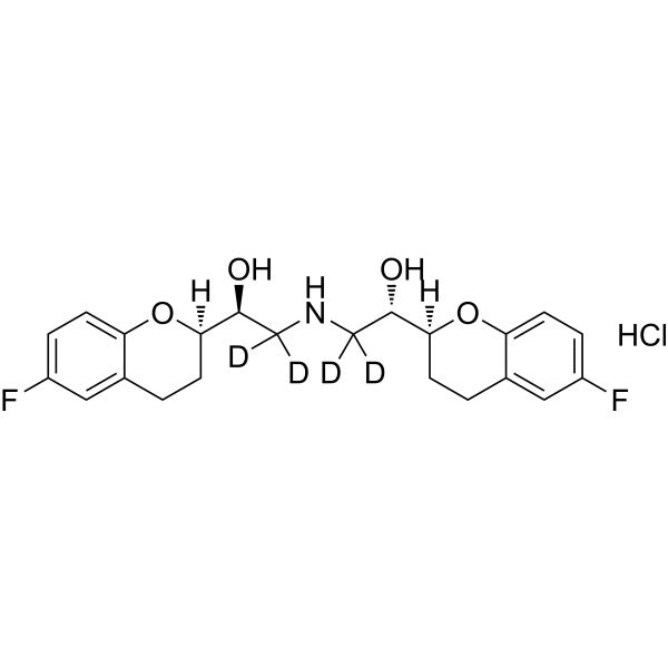 (-)-Nebivolol-<em>d</em><em>4</em> hydrochloride