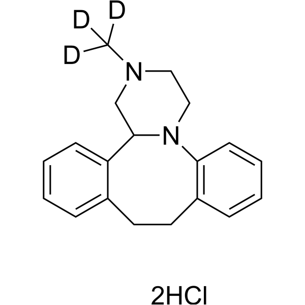 Mianserin-d<sub>3</sub> (dihydrochloride） Chemical Structure