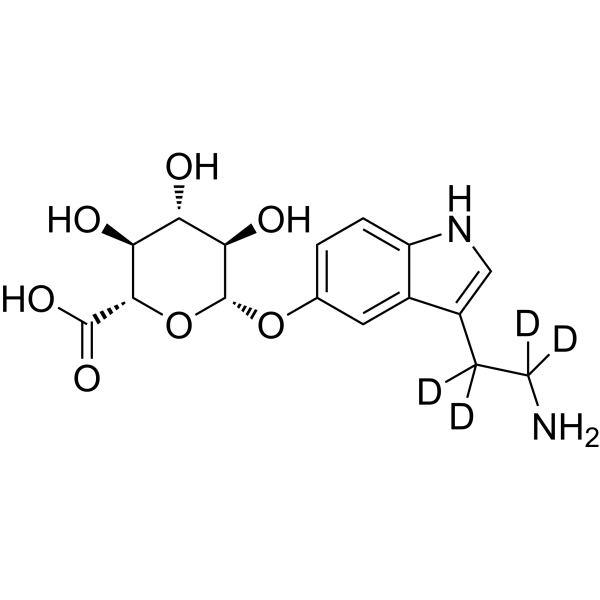 Serotonin-d4 <em>β</em>-D-glucuronide