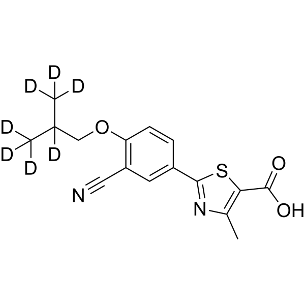Febuxostat-d<sub>7</sub> Chemical Structure