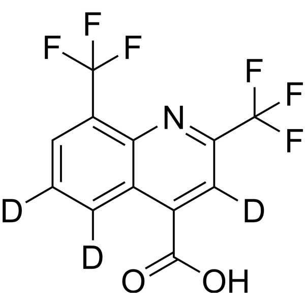 Carboxymefloquine-d<sub>3</sub> Chemical Structure