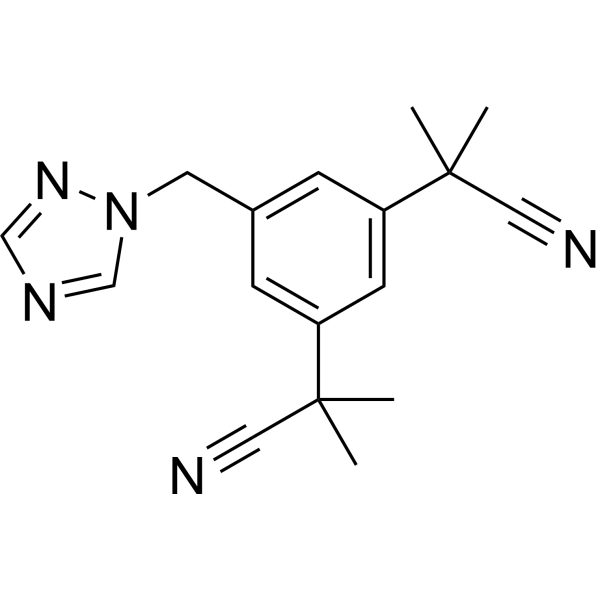 Anastrozole (Standard) Chemical Structure