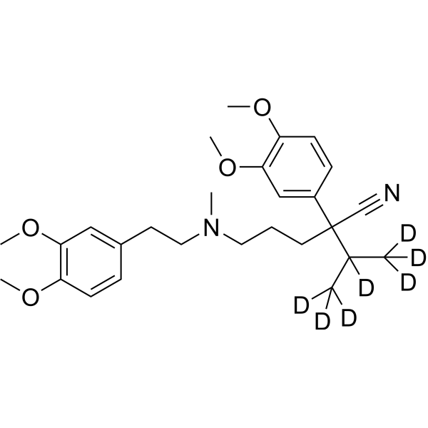 Verapamil-d<sub>7</sub> Chemical Structure