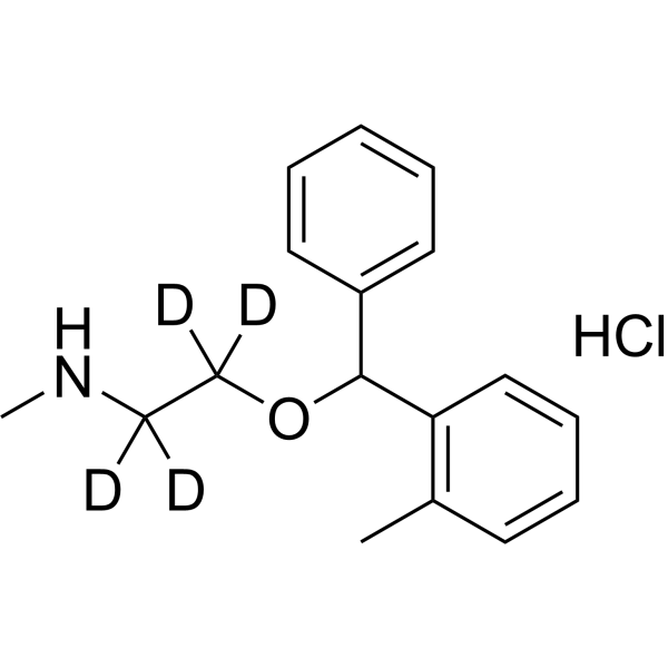 Tofenacin-d<sub>4</sub> hydrochloride Chemical Structure