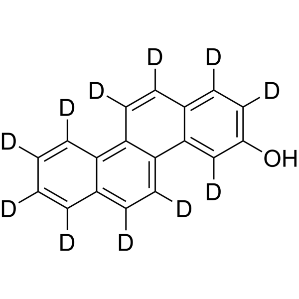 3-Hydroxychrysene-d<sub>11</sub> Chemical Structure