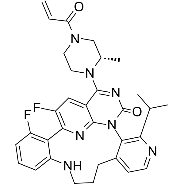KRAS G12C inhibitor 46 Chemical Structure