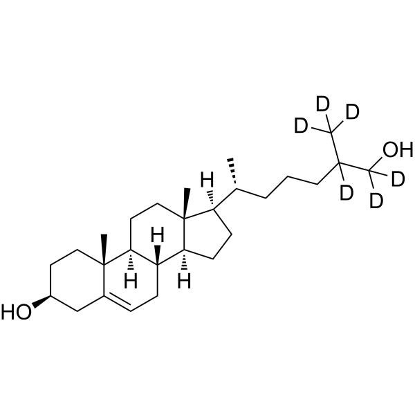 27-Hydroxy cholesterol-d<sub>6</sub> Chemical Structure