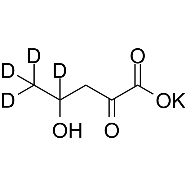 4-Hydroxy-2-oxovaleric acid-d4 potassium