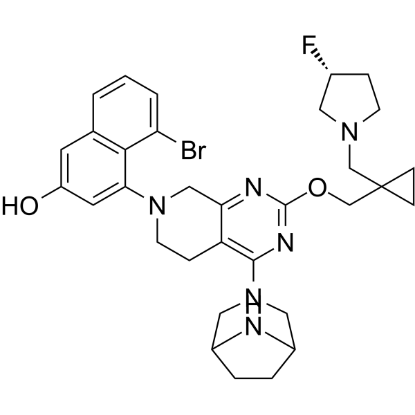 KRAS G12D inhibitor 8 Chemical Structure
