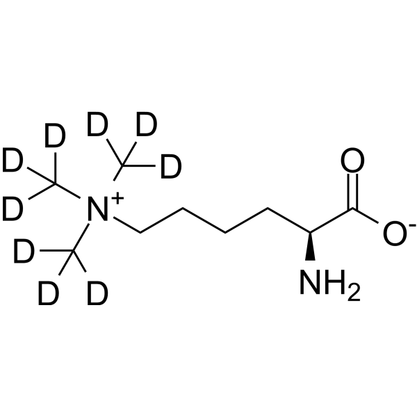 Trimethyllysine-d<sub>9</sub> Chemical Structure