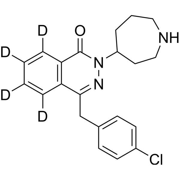 N-Desmethyl Azelastine-d<sub>4</sub>-1 Chemical Structure