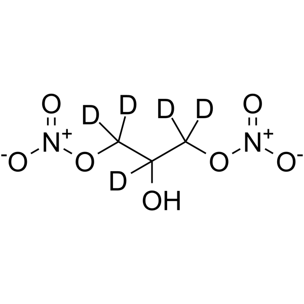 1,3-Dinitroglycerin-d<sub>5</sub> Chemical Structure