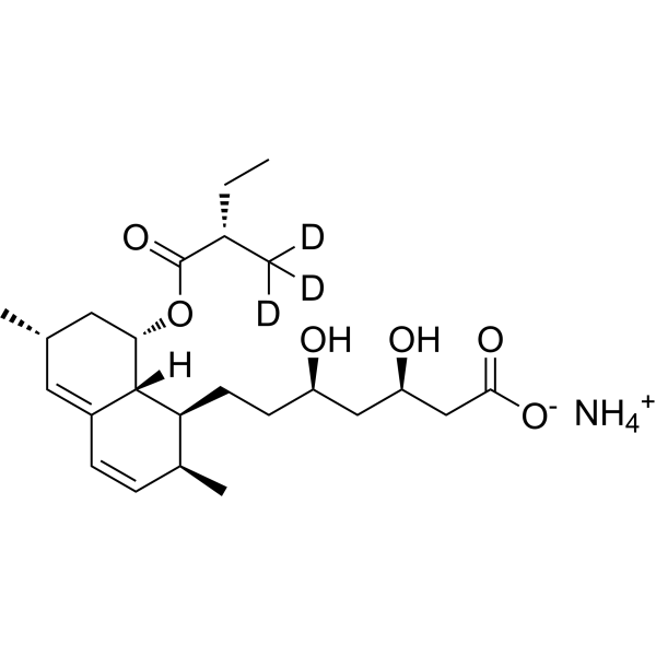 <em>Lovastatin</em> <em>hydroxy</em>-d3 ammonium