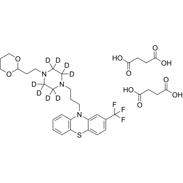 Oxaflumazine-d<sub>8</sub> disuccinate Chemical Structure