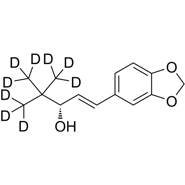 (S)-Stiripentol-d<sub>9</sub> Chemical Structure