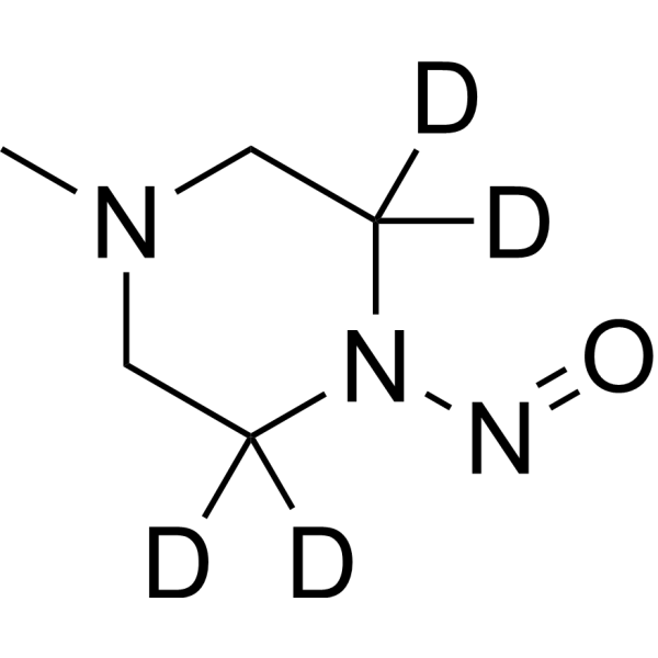 N-<em>Methyl</em>-N’-nitrosopiperazine-d<em>4</em>