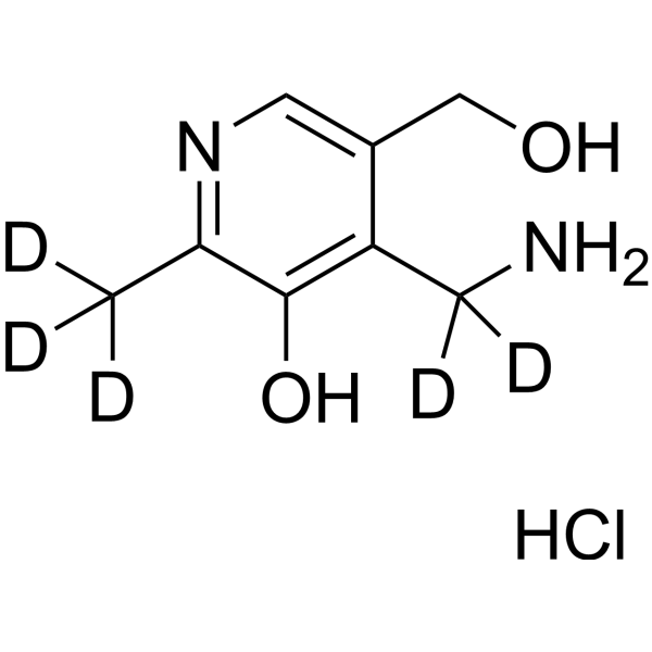 Pyridoxamine-d<sub>5</sub> hydrochloride Chemical Structure