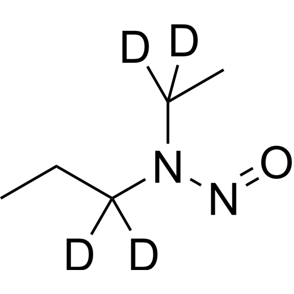 N-Ethyl-N-nitroso-<em>1</em>-propanamine-d4