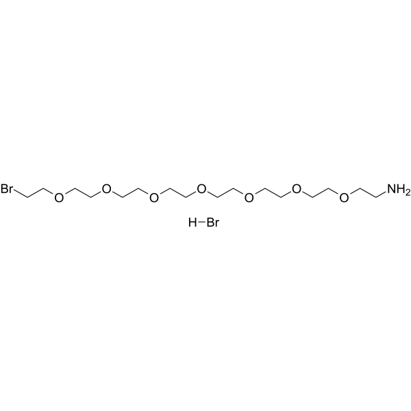 Bromo-PEG7-amine hydrobromide Chemical Structure