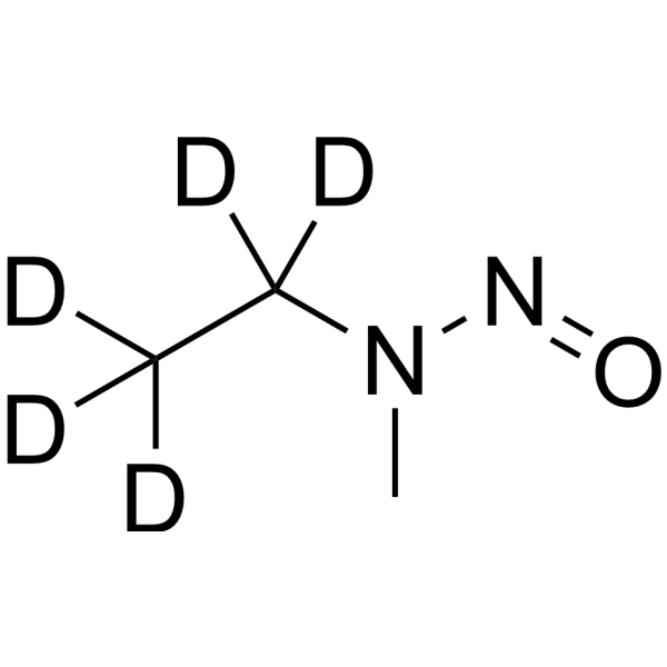 N-Nitrosomethylethylamine-d<sub>5</sub> Chemical Structure