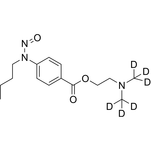 Nitrosotetracaine-d<sub>6</sub> Chemical Structure