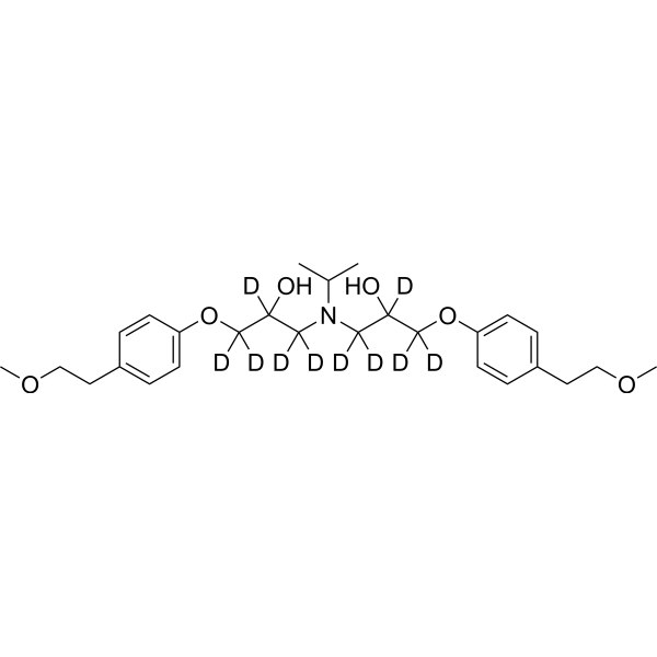 Metoprolol dimer-d<sub>10</sub> Chemical Structure