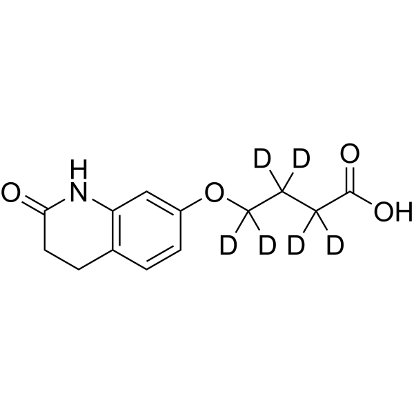 Aripiprazole metabolite-d<sub>6</sub> Chemical Structure
