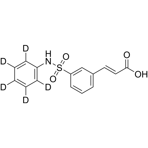 <em>Belinostat</em> acid-d5