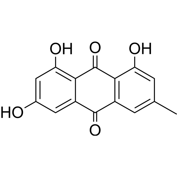 Emodin Chemical Structure