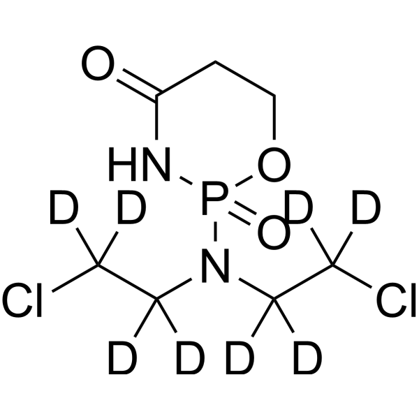 4-Oxo cyclophosphamide-d<sub>8</sub> Chemical Structure