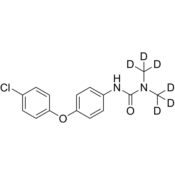 Chloroxuron-d<sub>6</sub> Chemical Structure