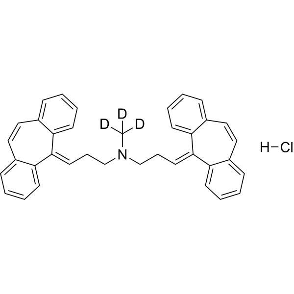 Cyclobenzaprine impurity 2-d<sub>3</sub> hydrochloride Chemical Structure