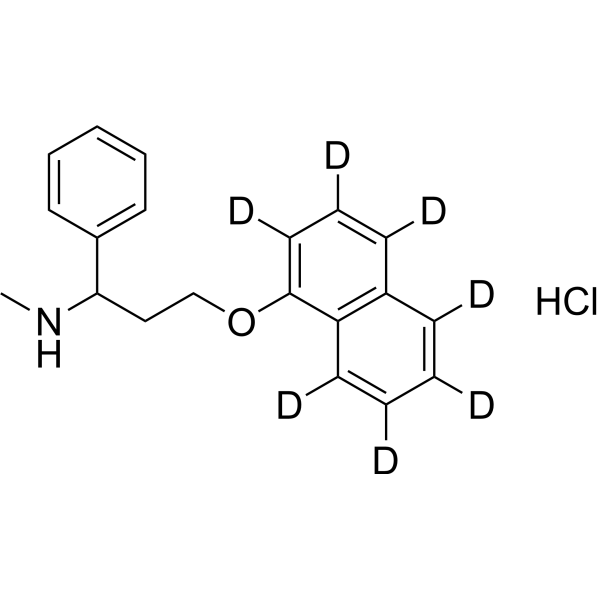 (Rac)-<em>N</em>-desmethyl Dapoxetine-d7 hydrochloride