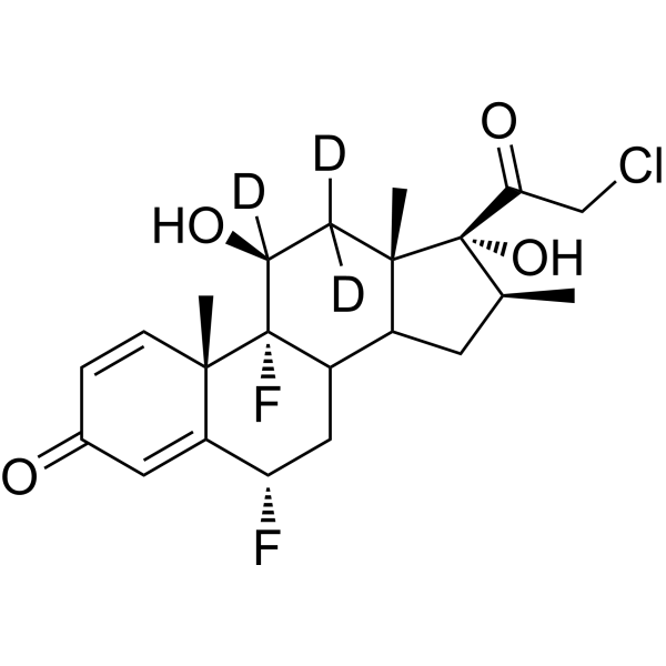 Halobetasol-d3 Chemical Structure
