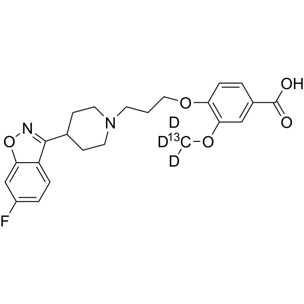 Iloperidone metabolite P95-13C,d3
