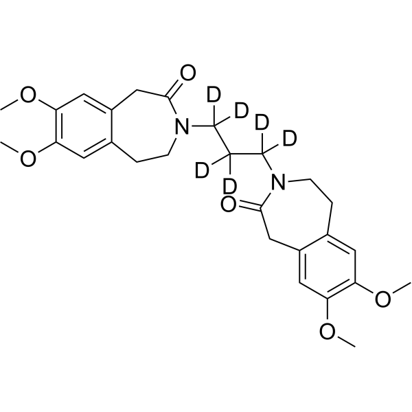 Ivabradine impurity 7-d<sub>6</sub> Chemical Structure