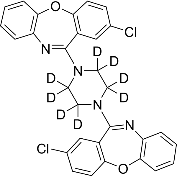 Loxapine impurity 2-d<sub>8</sub> Chemical Structure