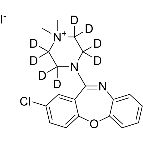 Loxapine impurity 3-<em>d</em>8 iodide