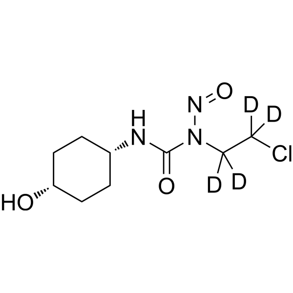 cis-4’-Hydroxy CCNU Lomustine-d<sub>4</sub> Chemical Structure