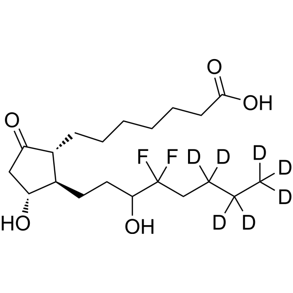15-Hydroxy Lubiprostone-d<sub>7</sub> Chemical Structure