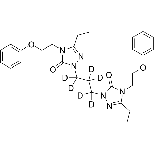 Nefazodone impurity 3-d<sub>6</sub> Chemical Structure