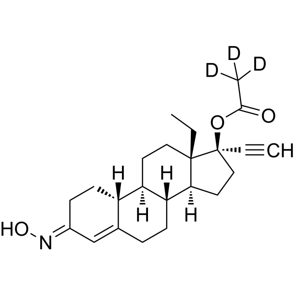 Norgestimate-d<sub>3</sub> Chemical Structure